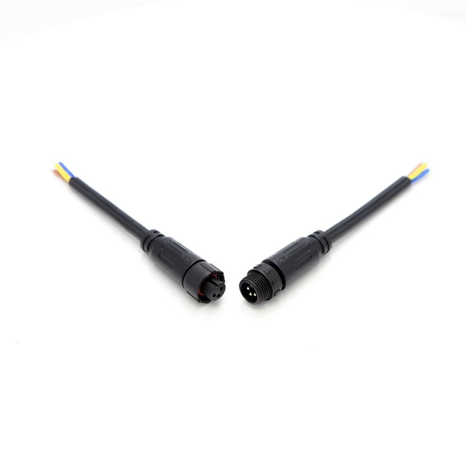 M12 3 Pin Waterproof Connector